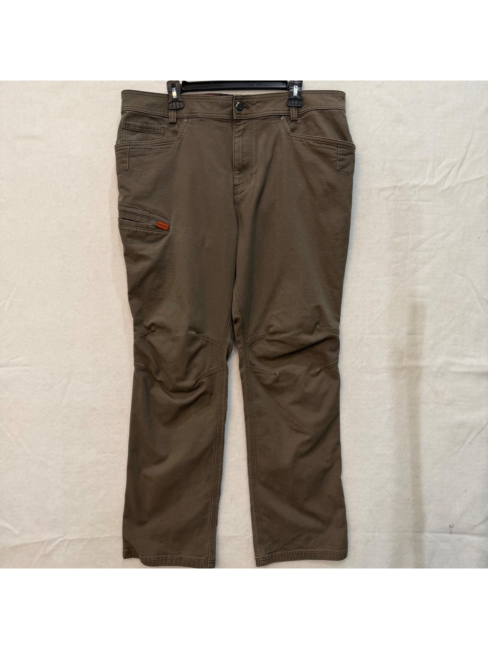 Brunt The Torra Work Pants Men's 38x32 (Meas 38x30) Brown Canvas Utility Cargo